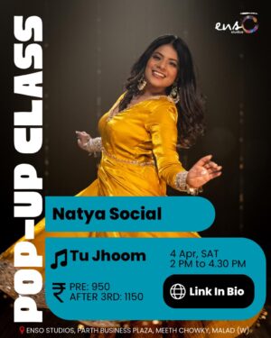 POP-UP CLASS WITH NATYA SOCIAL