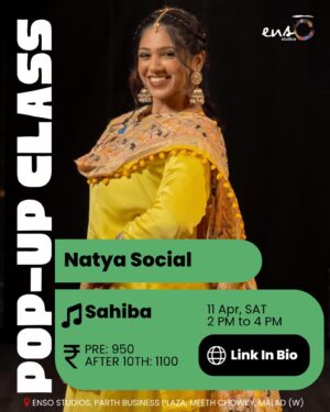 POP-UP CLASS WITH NATYA SOCIAL