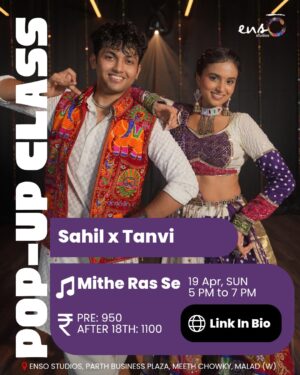 POP-UP CLASS WITH SAHIL x TANVI