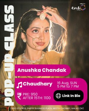 POP-UP CLASS WITH ANUSHKA - 16 AUG 5PM