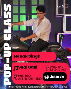 POP-UP CLASS WITH NANAK - 20 AUG 8PM